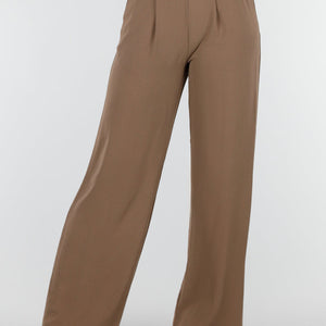 NEW151025 Linnenlook Broek Taupe