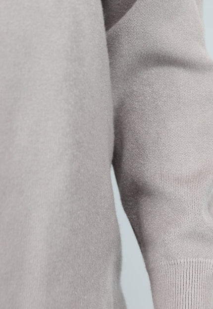 NEW1511 Zachte Taupe Lounge Set met Overslag