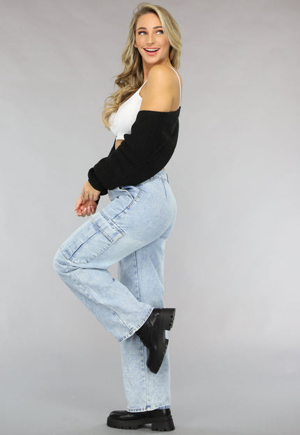 OP=OP.49.NL Zwart Gebreid Bolero Vestje