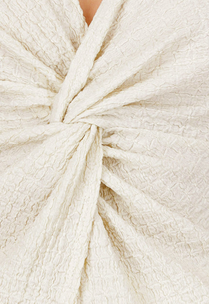 NEW160725 Beige V-Hals Maxi Set