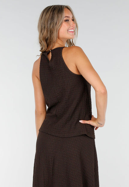 NEW160725 Bruine Maxi Set met Stretch