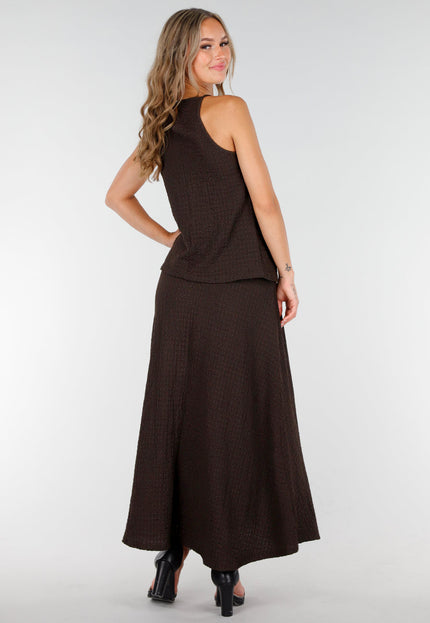 NEW160725 Bruine Maxi Set met Stretch