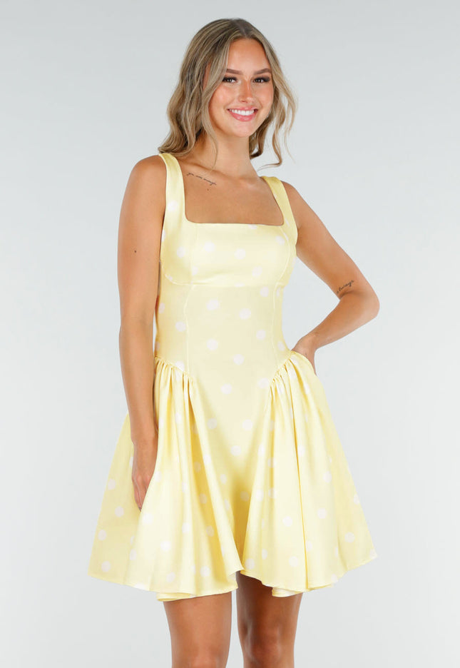 NEW160725 Butter Yellow Stippenjurk