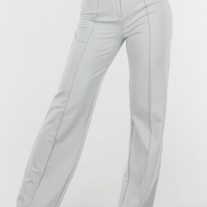 NEW160725 Lichtgrijze Pantalon Stretch
