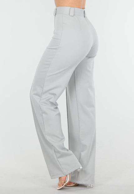 NEW160725 Lichtgrijze Pantalon Stretch