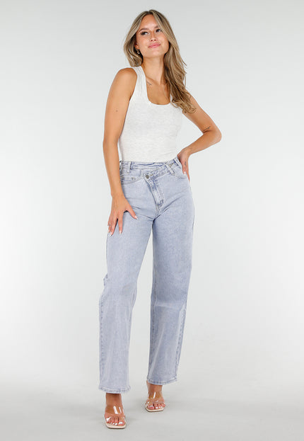 OP=OP.45.NL Lichtgrijze Rib Tanktop Stretch