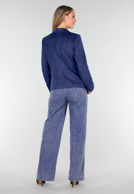 NEW160926 Blauwe Double Breasted Blazer
