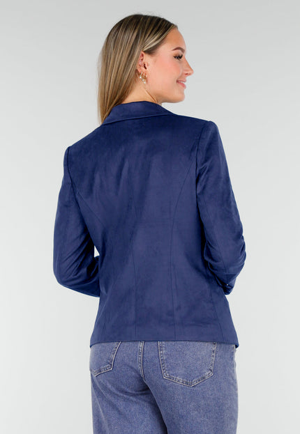 NEW160926 Blauwe Double Breasted Blazer