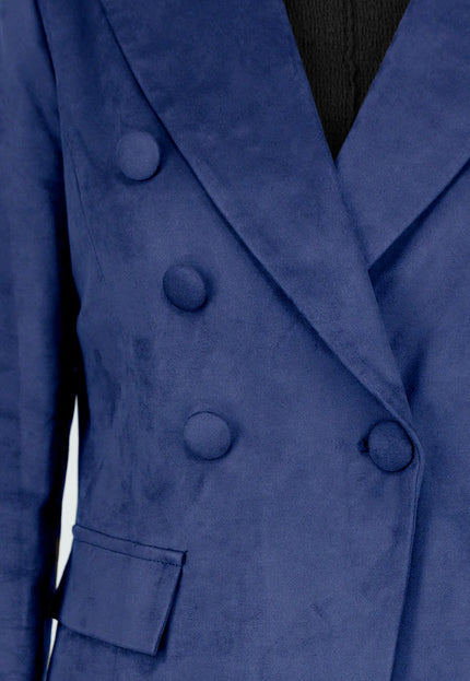 NEW160926 Blauwe Double Breasted Blazer