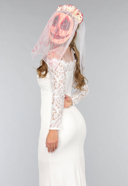 NEW1610 Bebloed Bridal Masker met Purge Look