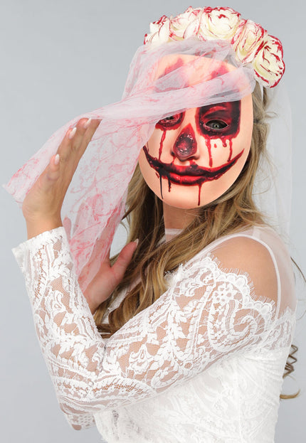NEW1610 Bebloed Bridal Masker met Purge Look