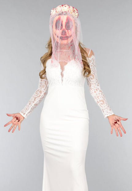 NEW1610 Bebloed Bridal Masker met Purge Look