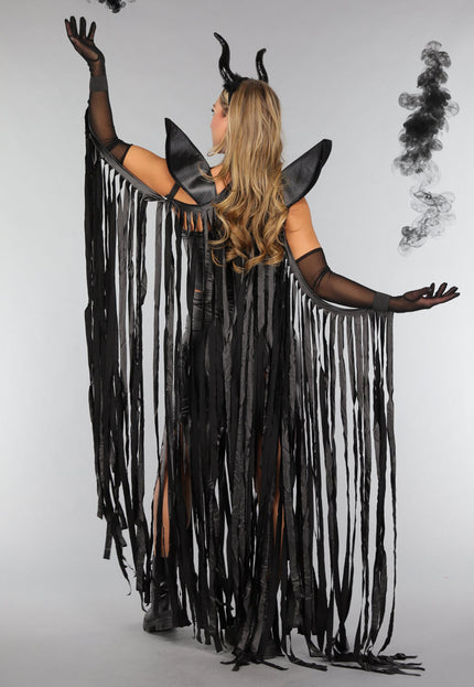 NEW1610 Doorschijnende Zwarte Avondhandschoenen