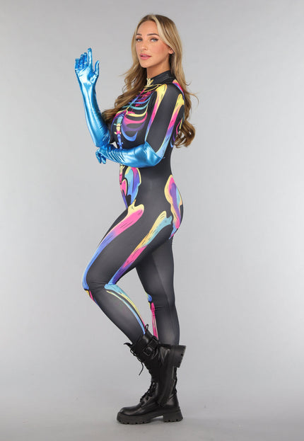 NEW1610 Lange Blauwe Diner Handschoenen