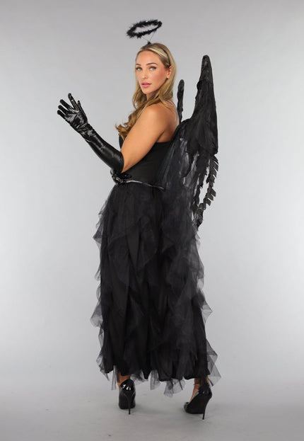 NEW1610 Lange Wetlook Gala Handschoenen