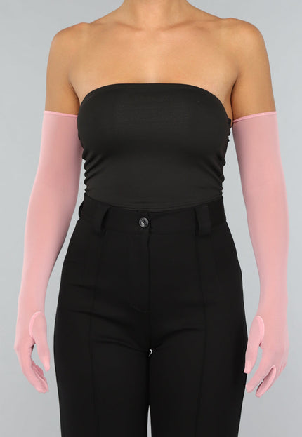 NEW1610 Lichtroze Mesh Handschoenen