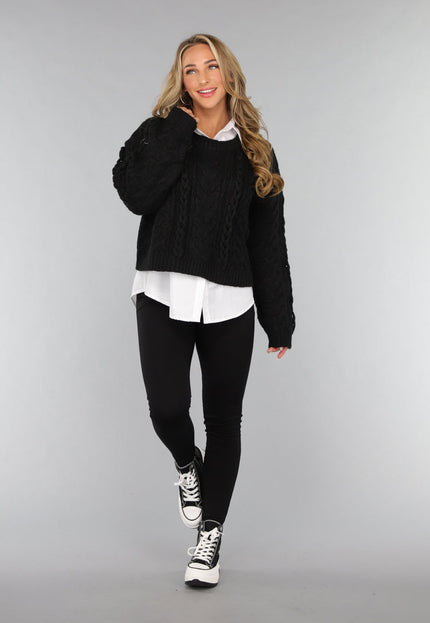 OP=OP.44.NL Zwarte Corrigerende High Waist Jegging met Elastische Band