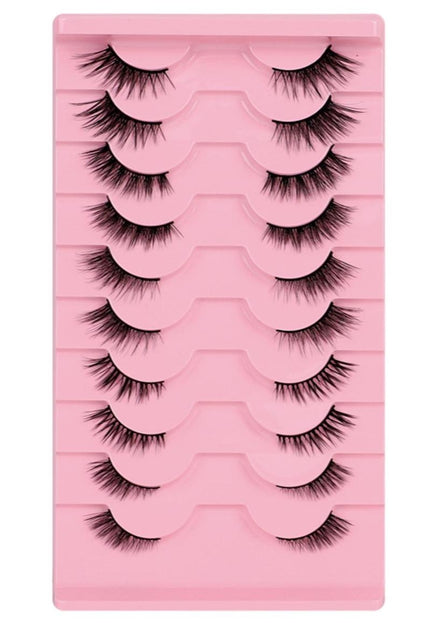 NEW1704 10-Delige Cat Eye Wimper Set met Diverse Lengtes