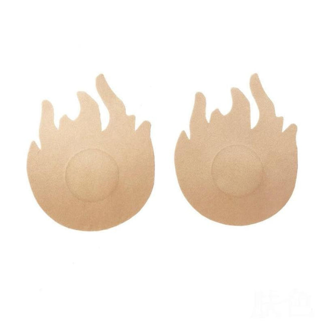 NEW1704 Tepelplakkers met Beige Vlammetjes