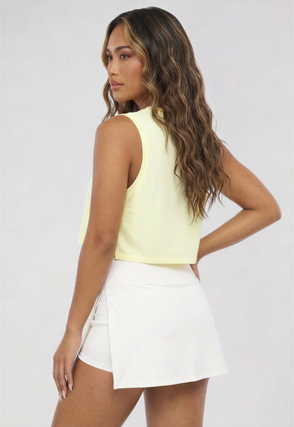 NEW170626 Butter Yellow Sporttop zonder Mouwen