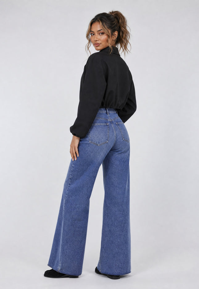 NEW170626 Zwarte Cropped Bomberjack