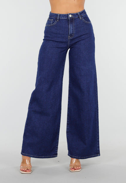 Redial Jeans Blauwe Uitlopende  Stretch Spijkerbroek