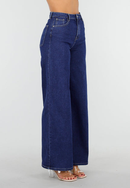 Redial Jeans Blauwe Uitlopende  Stretch Spijkerbroek