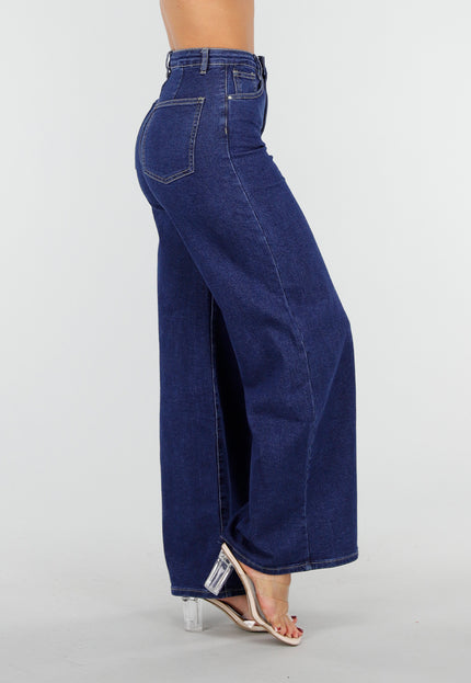 Redial Jeans Blauwe Uitlopende  Stretch Spijkerbroek