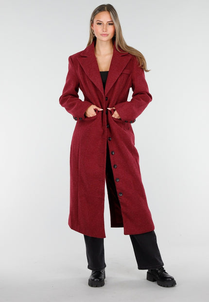 NEW170925 Bordeauxrode Manteljas