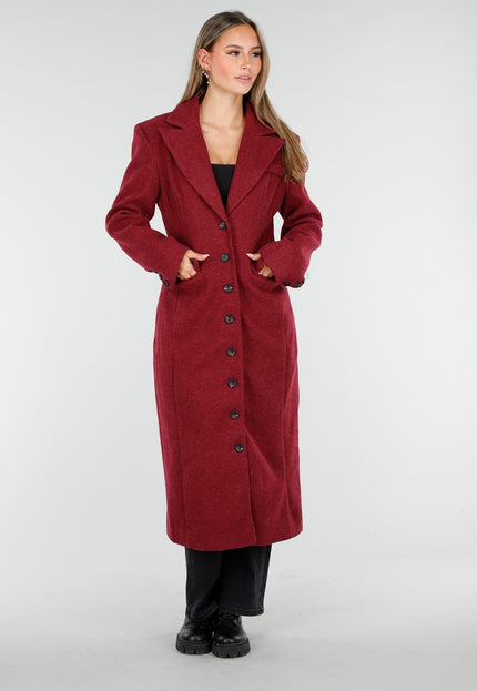 NEW170925 Bordeauxrode Manteljas