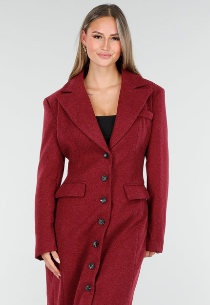 NEW170925 Bordeauxrode Manteljas