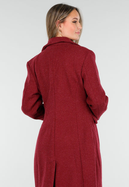 NEW170925 Bordeauxrode Manteljas