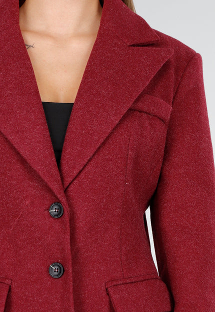 NEW170925 Bordeauxrode Manteljas