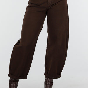 Redial Jeans Bruine Balloon Jeans