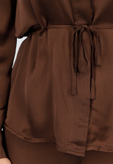 OP=OP.AV.12 Bruine Satijnlook Matching Set