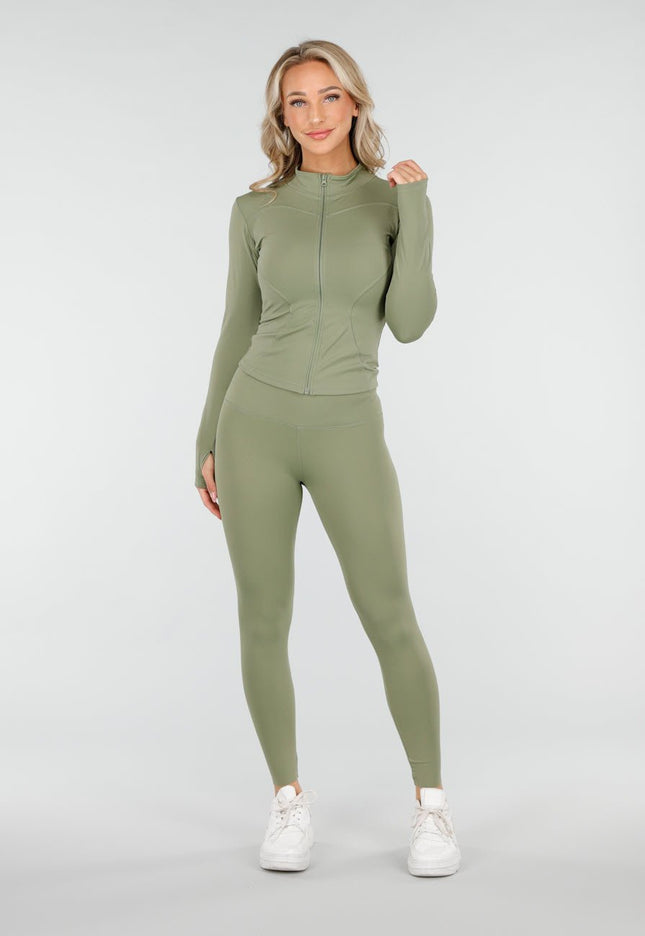 NEW170925 Groene Sportset met Sportjack