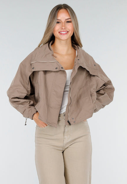 OP=OP.AV.10 Taupekleurig Cropped Jack