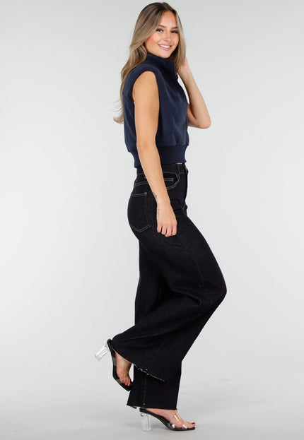 Redial Jeans Wide Leg Jeans Donkerblauw