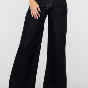 Redial Jeans Wide Leg Jeans Donkerblauw
