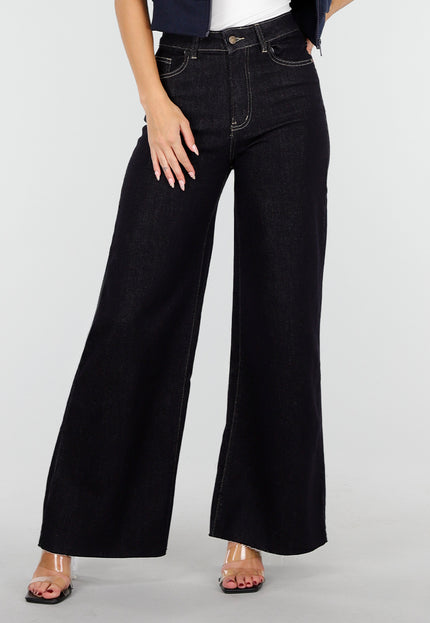 Redial Jeans Wide Leg Jeans Donkerblauw