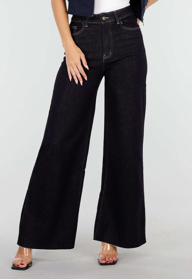 Redial Jeans Wide Leg Jeans Donkerblauw