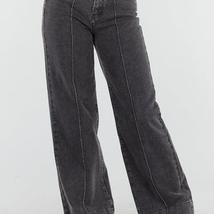 Redial Jeans Wide Leg Stretch Jeans Grijs