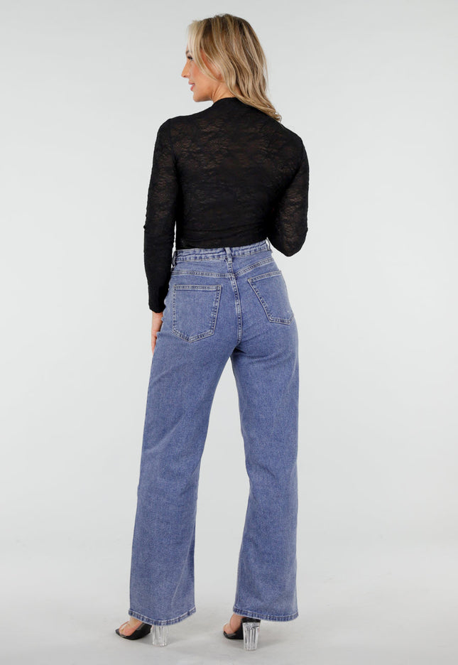 NEW170925 Zwarte Kanten Top