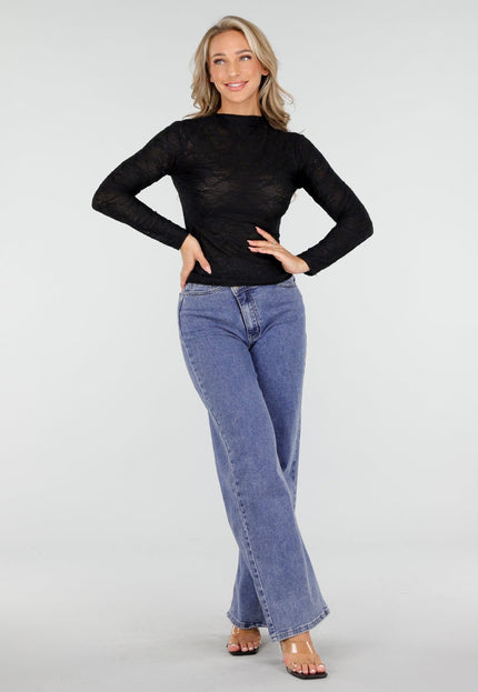 NEW170925 Zwarte Kanten Top