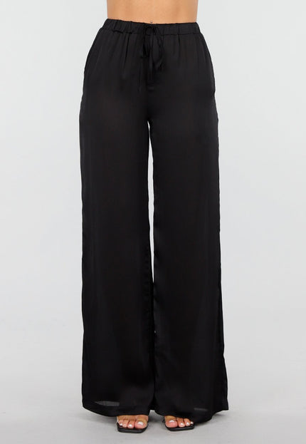 OP=OP.AV.12 Zwarte Satijnlook Matching Set