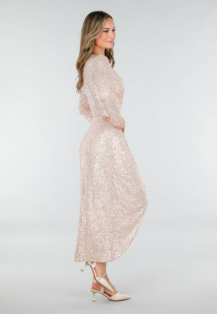 NEW171225 Gouden Glitter Pumps