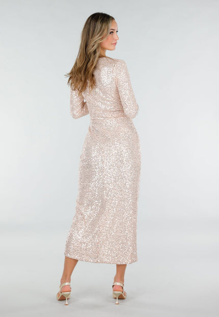 NEW171225 Gouden Glitter Pumps