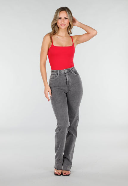 OP=OP.09.NL Rode Padded Spaghetti Crop Top