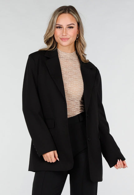 NEW171225 Zwarte Oversized Blazer