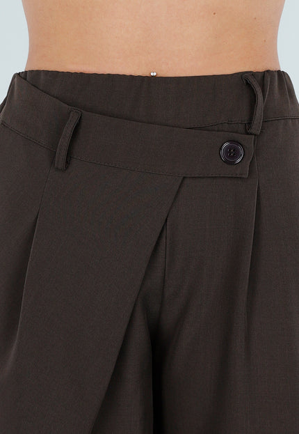 NEW180226 Bruine Barrel Pantalon